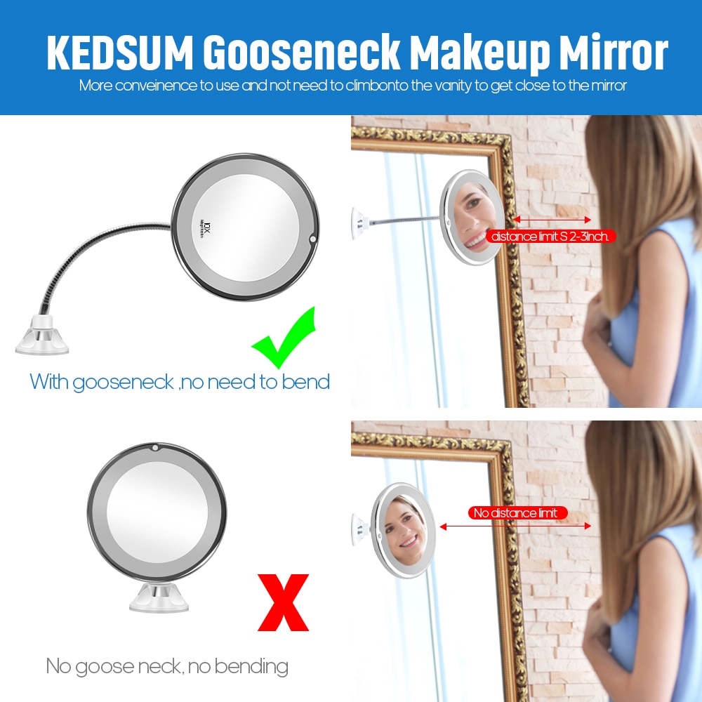 Makeup Mirror with Lights Magnifier Makeup Mirror with Lights Magnifier