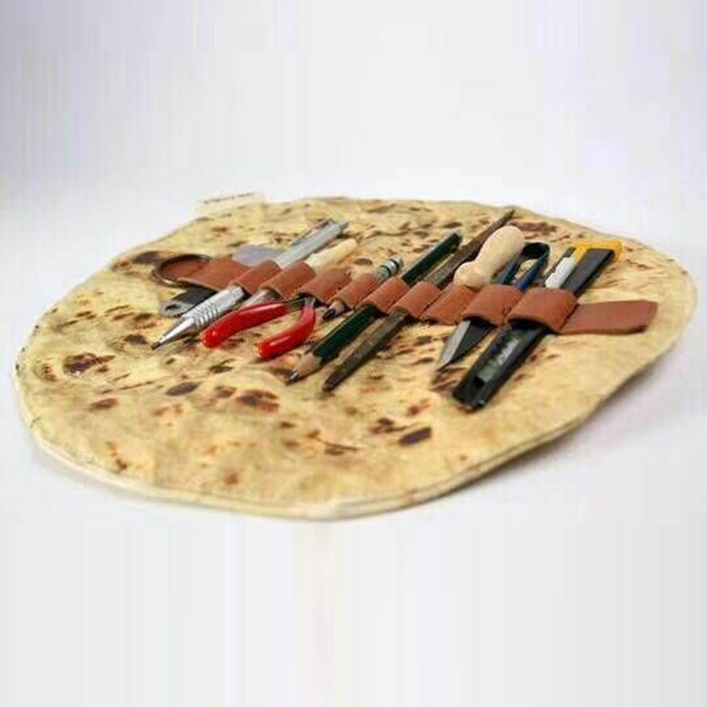 Makeup Pouch Tortilla Wrap Design