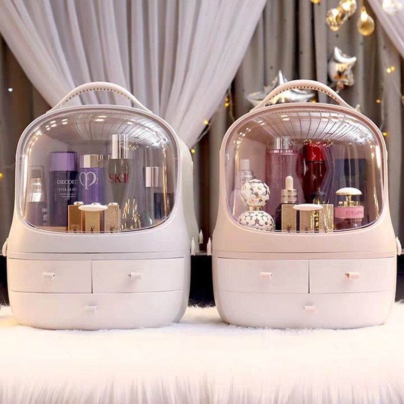 Makeup Vanity Case Dustproof Cosmetic Box