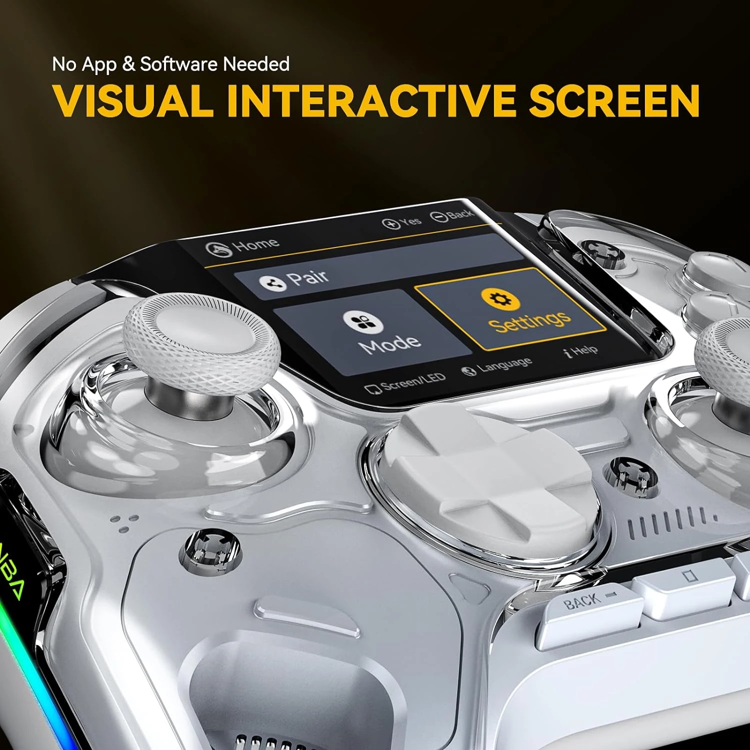 Mamba One V2 Wireless Gaming Controller for Switch/PC/iOS/Android Hall Effect Stick RGB Light 1800mAh with Charging Dock Mamba One V2 Wireless Gaming Controller for Switch/PC/iOS/Android Hall Effect Stick RGB Light 1800mAh with Charging Dock