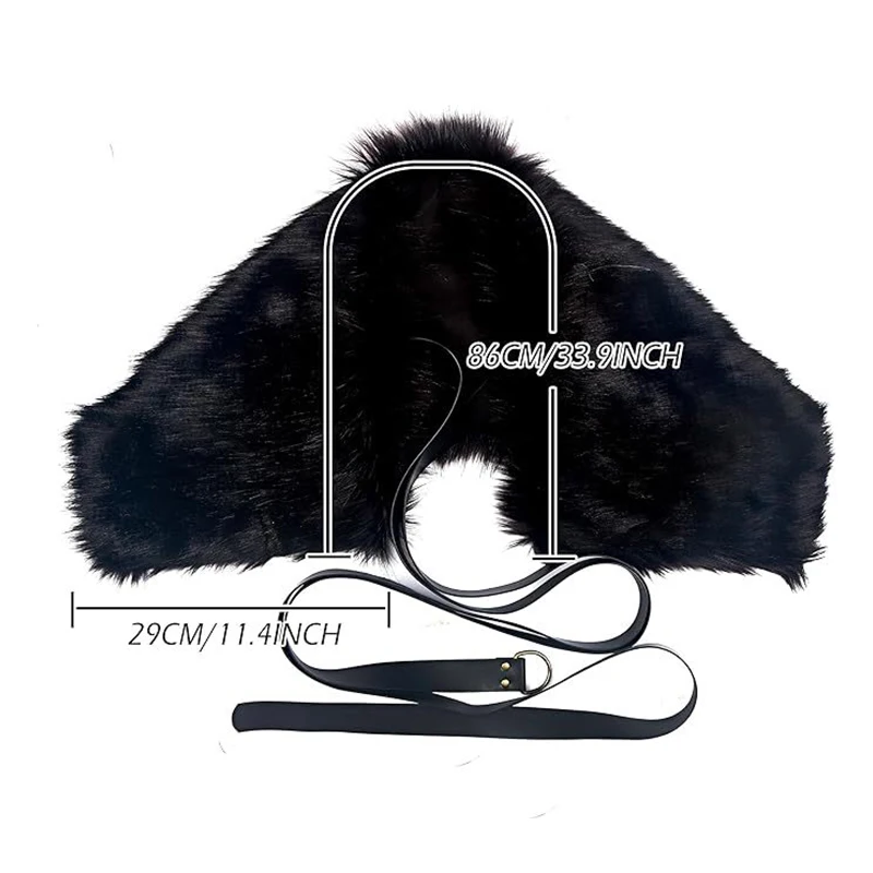 Man Medieval Faux Fur Cape Shoulder Cloak With Chest Strap Faux Fur Collar Retro Viking Fur Cape Halloween Cosplay Man Medieval Faux Fur Cape Shoulder Cloak With Chest Strap Faux Fur Collar Retro Viking Fur Cape Halloween Cosplay