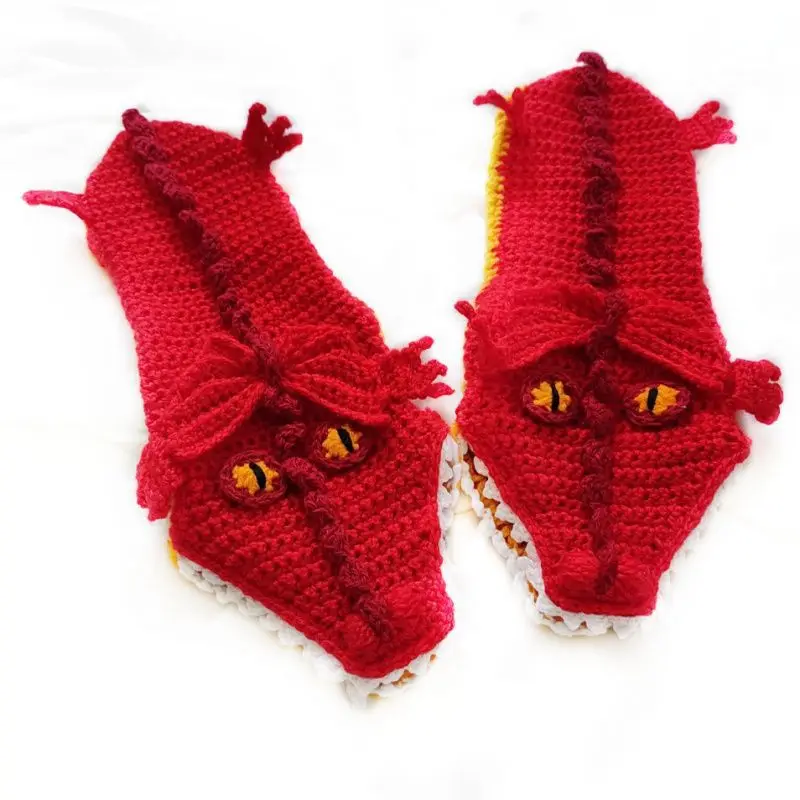 Man Woman Winter Fashion Designer Jurassic Creative Dinosaur Socks Red Dragon Wool Knitted Floor Room Keep Warm Funny Man Woman Winter Fashion Designer Jurassic Creative Dinosaur Socks Red Dragon Wool Knitted Floor Room Keep Warm Funny