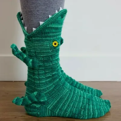 Man Woman Winter Fashion Designer Jurassic Creative Dinosaur Socks Red Dragon Wool Knitted Floor Room Keep Warm Funny Man Woman Winter Fashion Designer Jurassic Creative Dinosaur Socks Red Dragon Wool Knitted Floor Room Keep Warm Funny