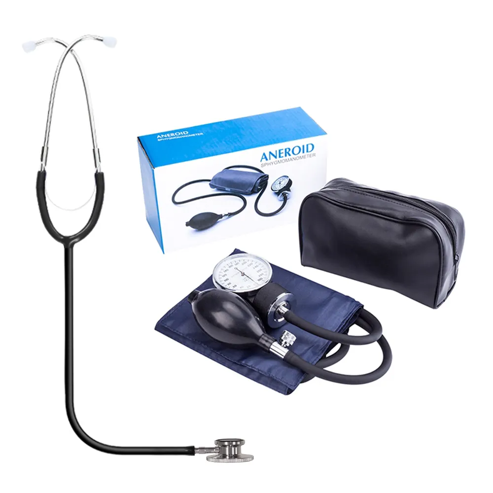 Manual Blood Pressure Monitor Diastolic Sphygmomanometer Double-sided Medical Doctor Stethoscope Sphygmomanometer Cuff