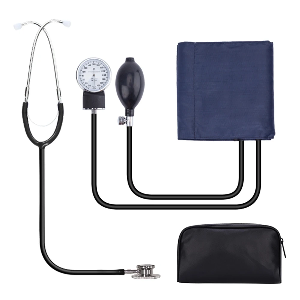Manual Blood Pressure Monitor Diastolic Sphygmomanometer Double-sided Medical Doctor Stethoscope Sphygmomanometer Cuff