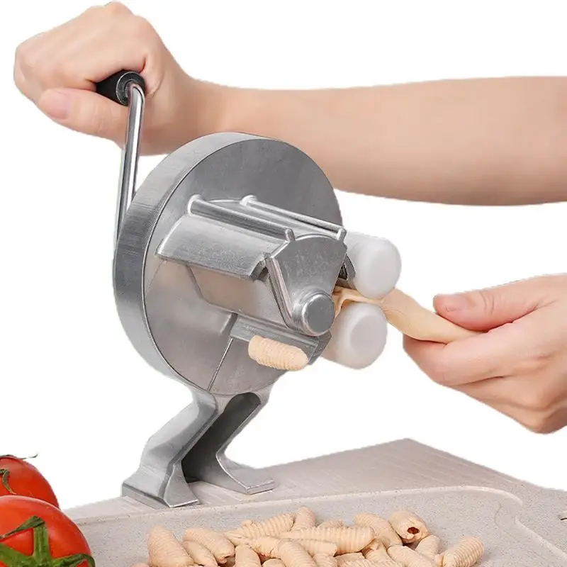 Manual Cavatelli Maker Machine Portable Macaroni Maker Manual Pasta Maker With Ergonomic Hand Crank Design Noodles Manual Cavatelli Maker Machine Portable Macaroni Maker Manual Pasta Maker With Ergonomic Hand Crank Design Noodles