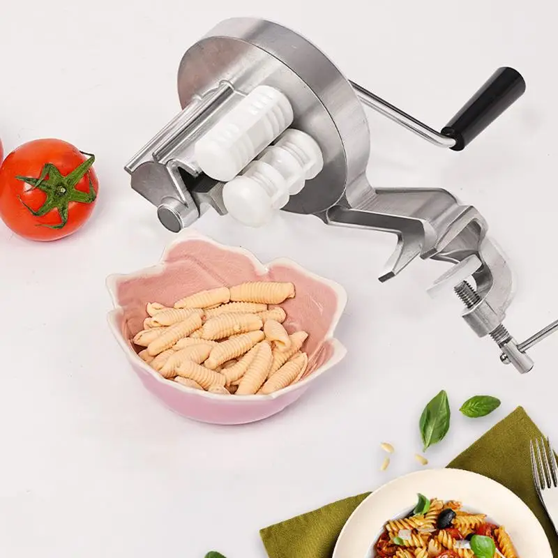 Manual Cavatelli Maker Machine Portable Macaroni Maker Manual Pasta Maker With Ergonomic Hand Crank Design Noodles Manual Cavatelli Maker Machine Portable Macaroni Maker Manual Pasta Maker With Ergonomic Hand Crank Design Noodles