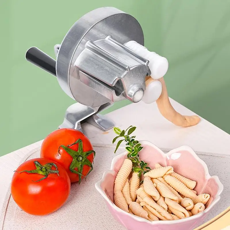 Manual Cavatelli Maker Machine Portable Macaroni Maker Manual Pasta Maker With Ergonomic Hand Crank Design Noodles Manual Cavatelli Maker Machine Portable Macaroni Maker Manual Pasta Maker With Ergonomic Hand Crank Design Noodles