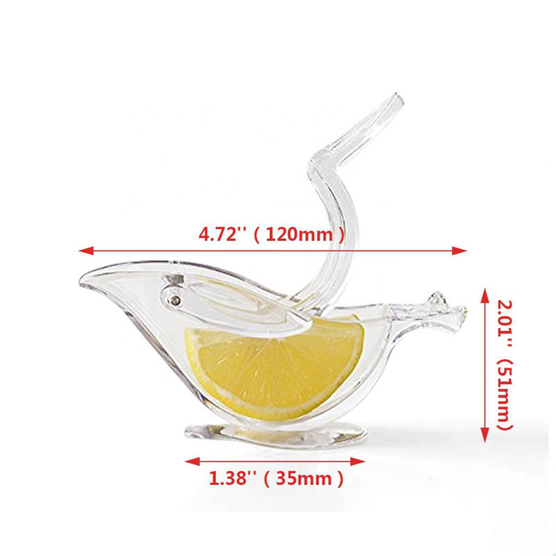 Manual Clear Acrylic Lemon Squeezer