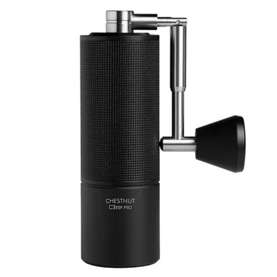 Manual Coffee Grinder Capacity 20g Hand Adjustable Steel Core Burr HRC 55-58 Hardness Aluminum Alloy Housing Send