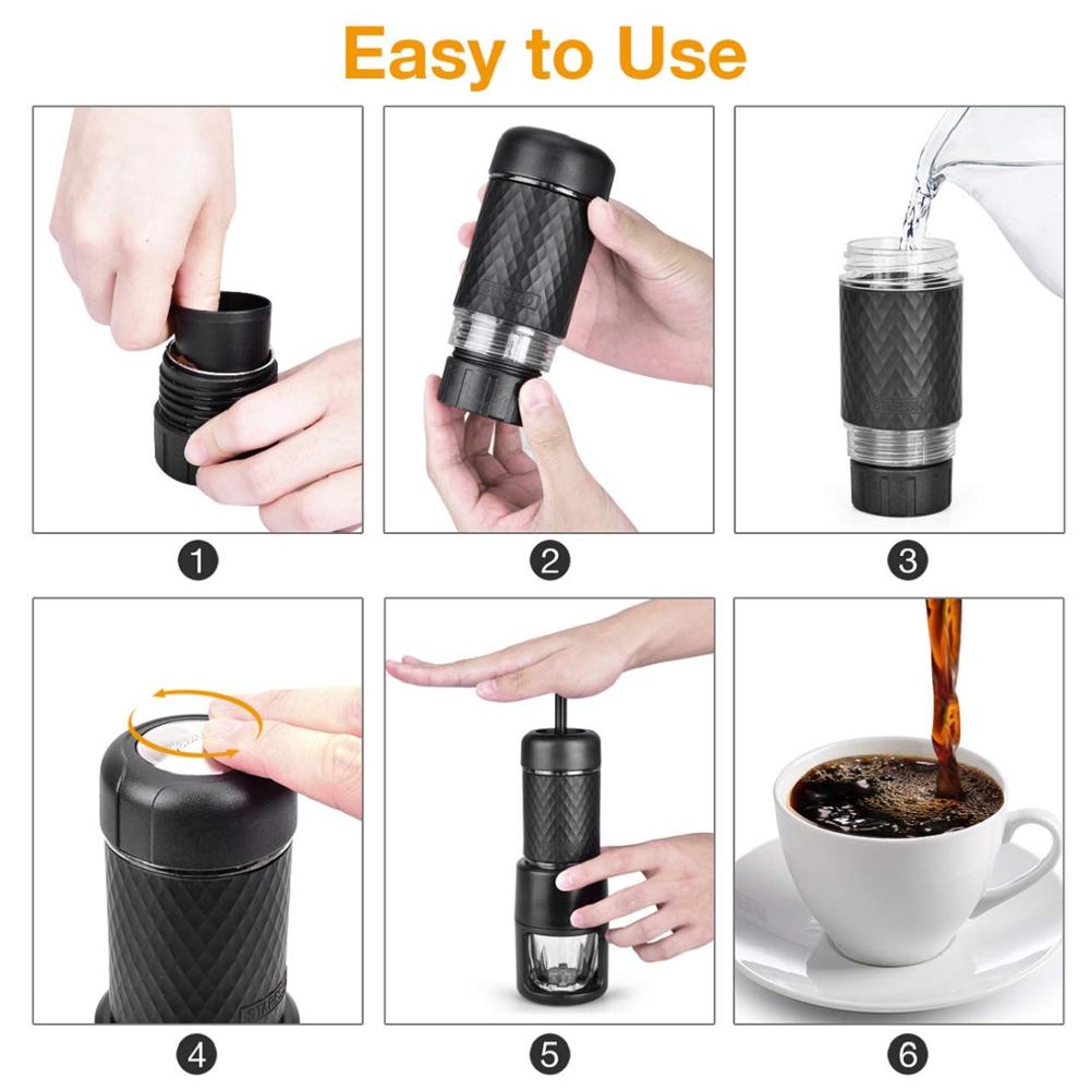 Manual Espresso Machine Portable Coffee Maker