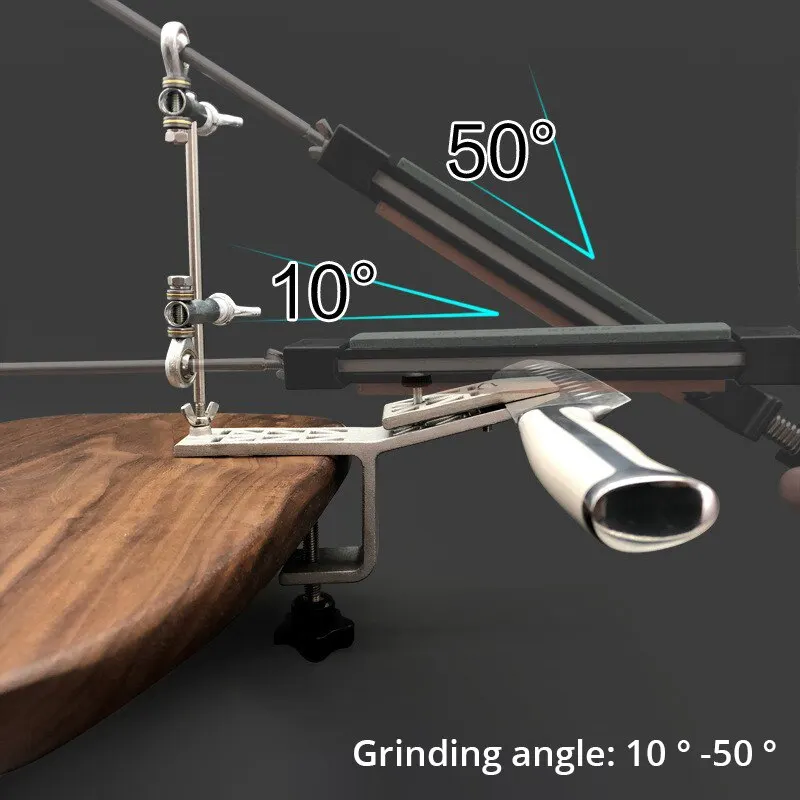 Manual Fixed Angle Sharpener Rotatable Angle Adjustable For Sharpening Diamond Quick Cutting Edge Clamp Table Holder