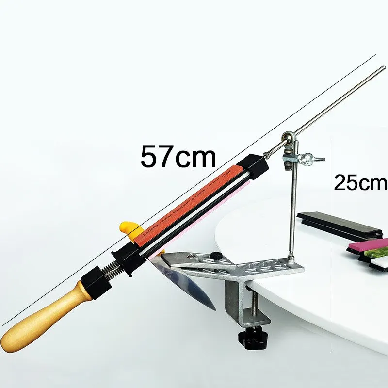 Manual Fixed Angle Sharpener Rotatable Angle Adjustable For Sharpening Diamond Quick Cutting Edge Clamp Table Holder