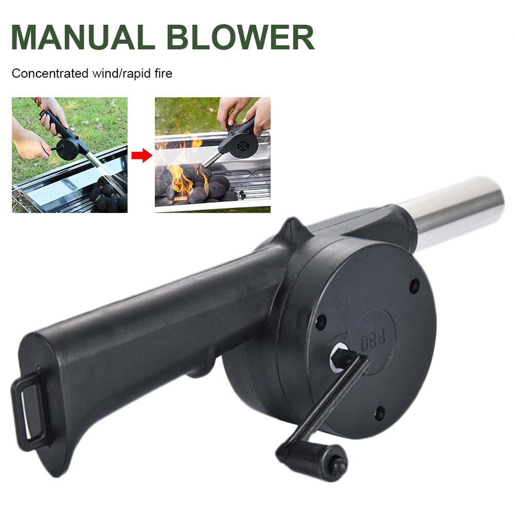 Manual Handcrank BBQ Fan Air Blower