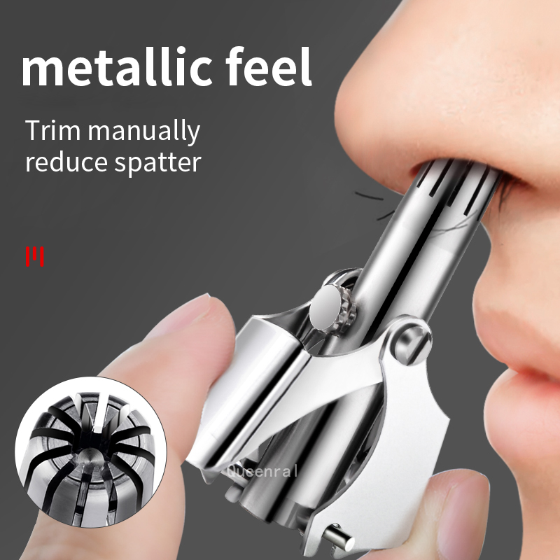 Manual Nose Hair Ear Trimmer For Men Stainless Steel Washable Portable Tondeuse Nez hair remover Nose Vibrissa Razor Manual Nose Hair Ear Trimmer For Men Stainless Steel Washable Portable Tondeuse Nez hair remover Nose Vibrissa Razor