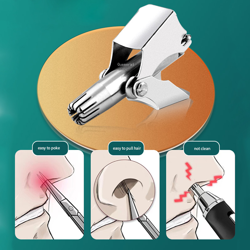 Manual Nose Hair Ear Trimmer For Men Stainless Steel Washable Portable Tondeuse Nez hair remover Nose Vibrissa Razor Manual Nose Hair Ear Trimmer For Men Stainless Steel Washable Portable Tondeuse Nez hair remover Nose Vibrissa Razor