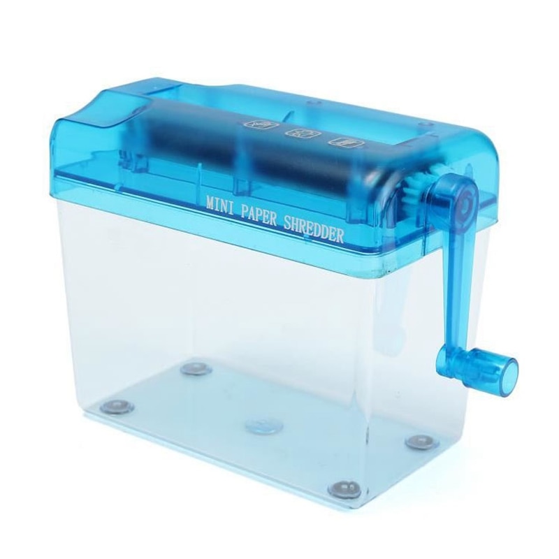 Manual Paper Shredder Office Tool