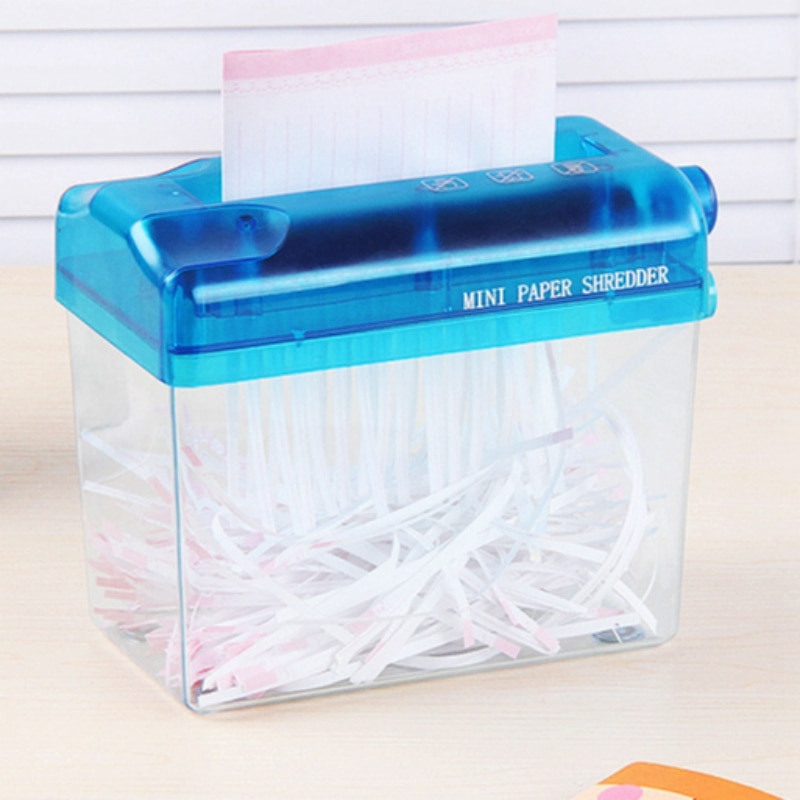 Manual Paper Shredder Office Tool