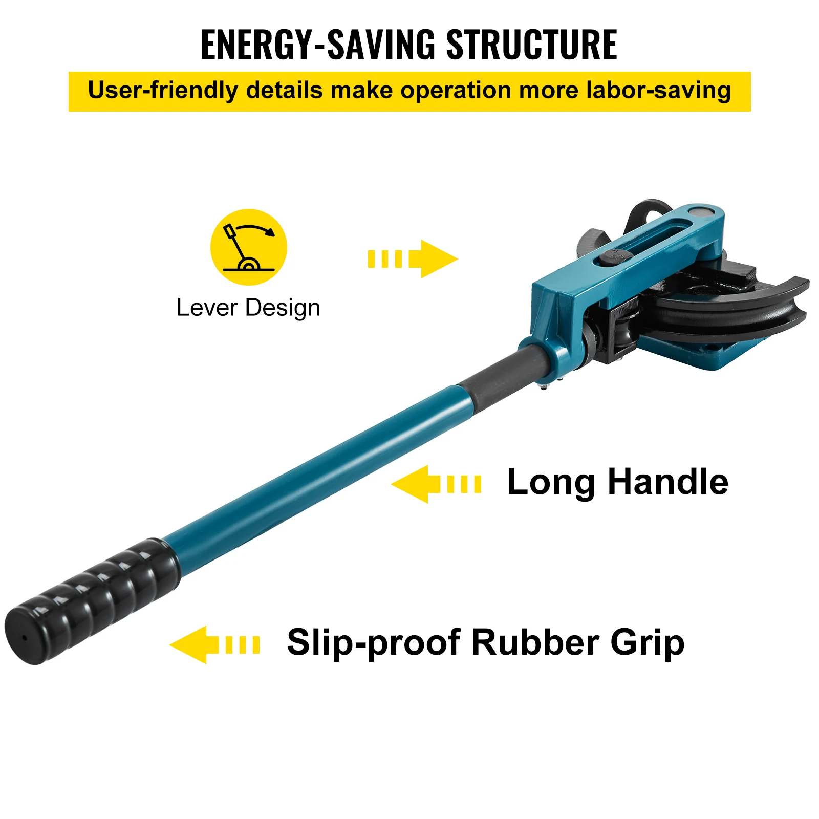 Manual Pipe Bender for Diameters 10-25mm Multifunction 3/8″-1″ Bending Range Carbon Steel Steel Copper Tube Bending Manual Pipe Bender for Diameters 10-25mm Multifunction 3/8″-1″ Bending Range Carbon Steel Steel Copper Tube Bending