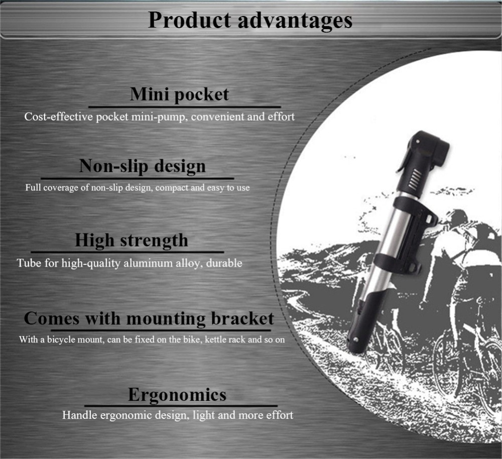 Manual Pocket Mini Bike Pump Manual Pocket Mini Bike Pump