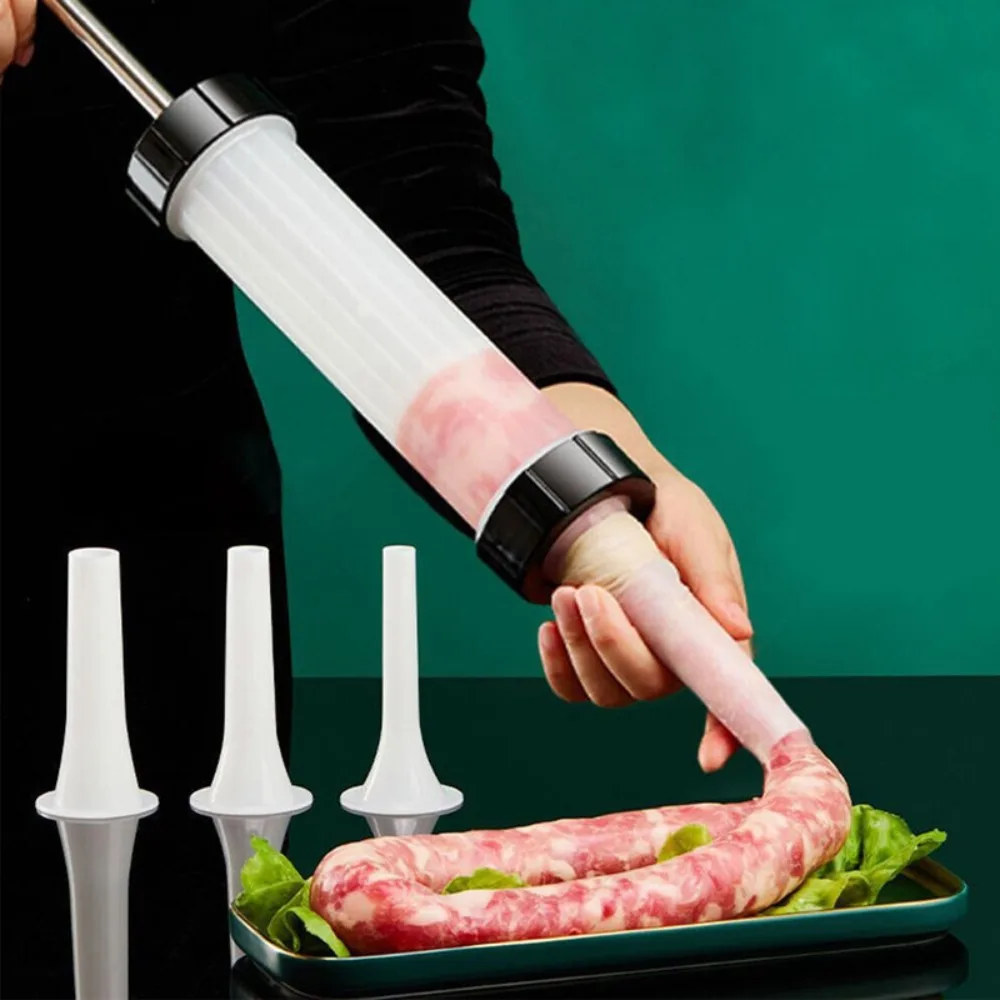 Manual Sausage Filling Machine Meat Stuffer Filler Salami Make Sausage Machine Homemade Sausage Tools Kitchen Supplies Manual Sausage Filling Machine Meat Stuffer Filler Salami Make Sausage Machine Homemade Sausage Tools Kitchen Supplies