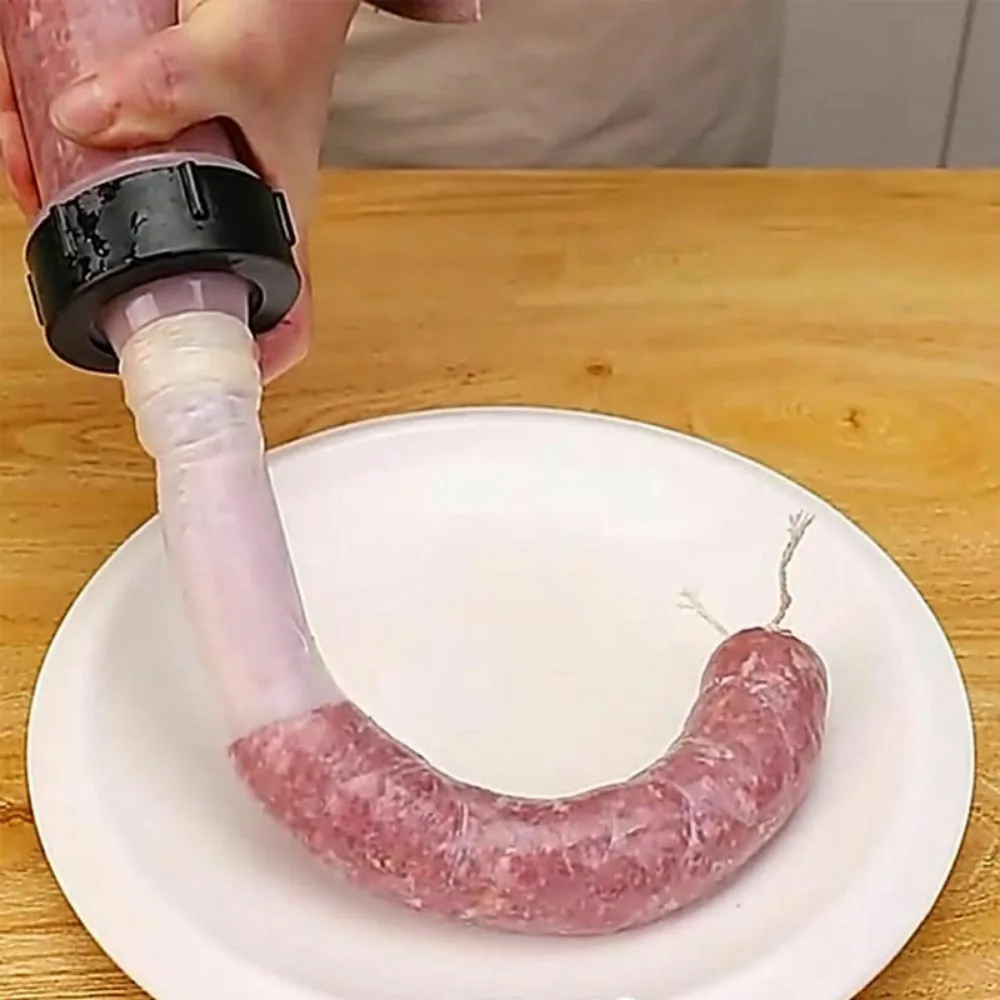 Manual Sausage Filling Machine Meat Stuffer Filler Salami Make Sausage Machine Homemade Sausage Tools Kitchen Supplies