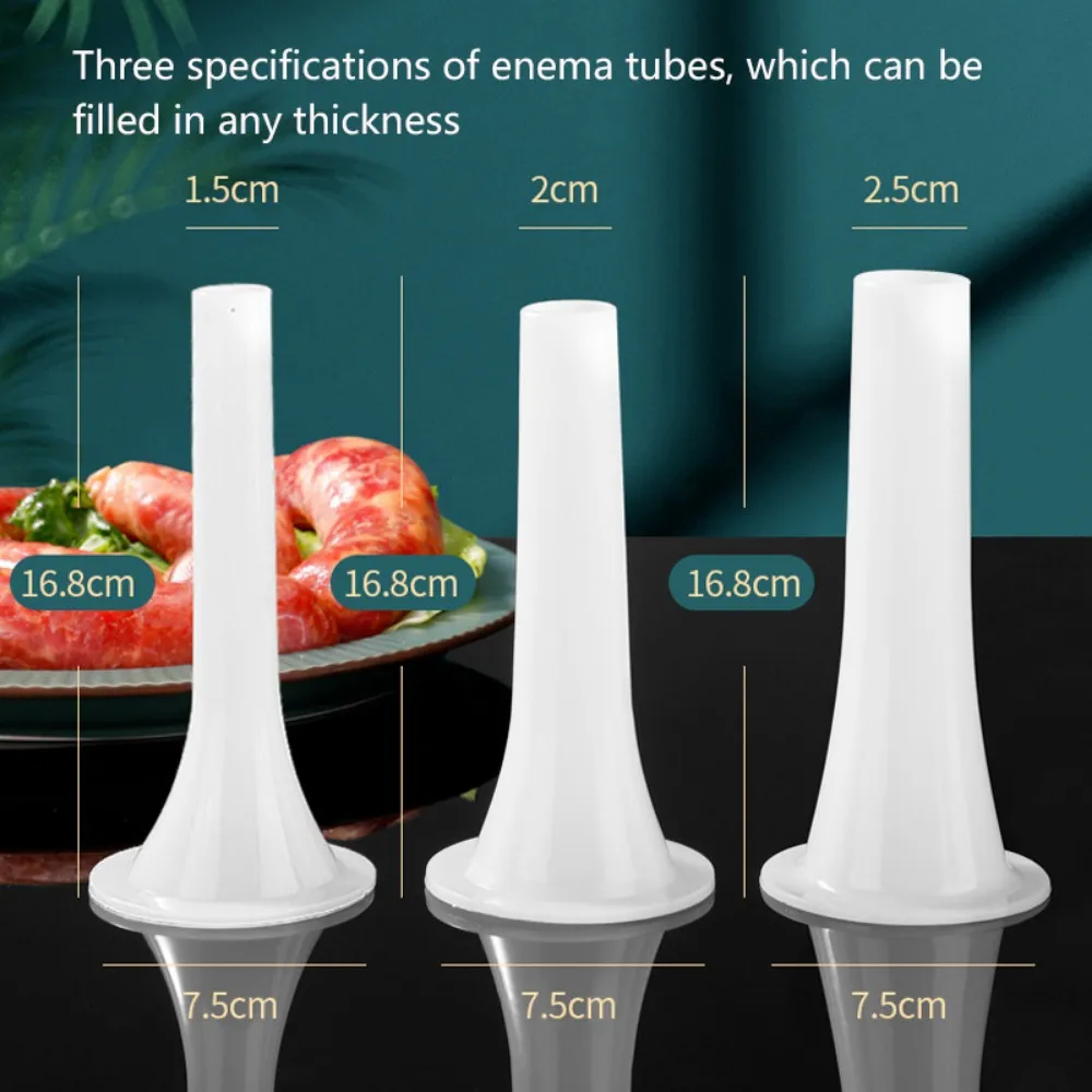 Manual Sausage Filling Machine Meat Stuffer Filler Salami Make Sausage Machine Homemade Sausage Tools Kitchen Supplies