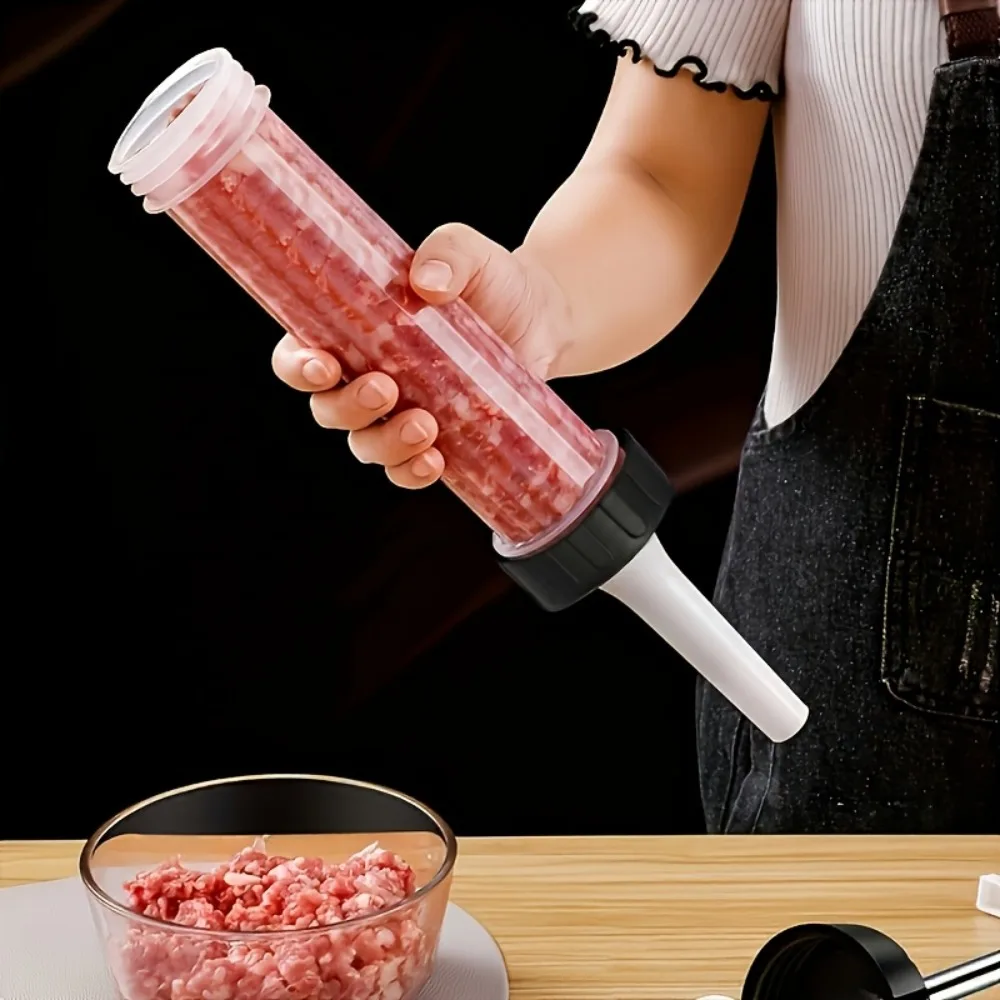 Manual Sausage Stuffing Machine Handheld Sausage Maker Tool Syringe for Homemade Sausage Kitchen Gadget for Party Food