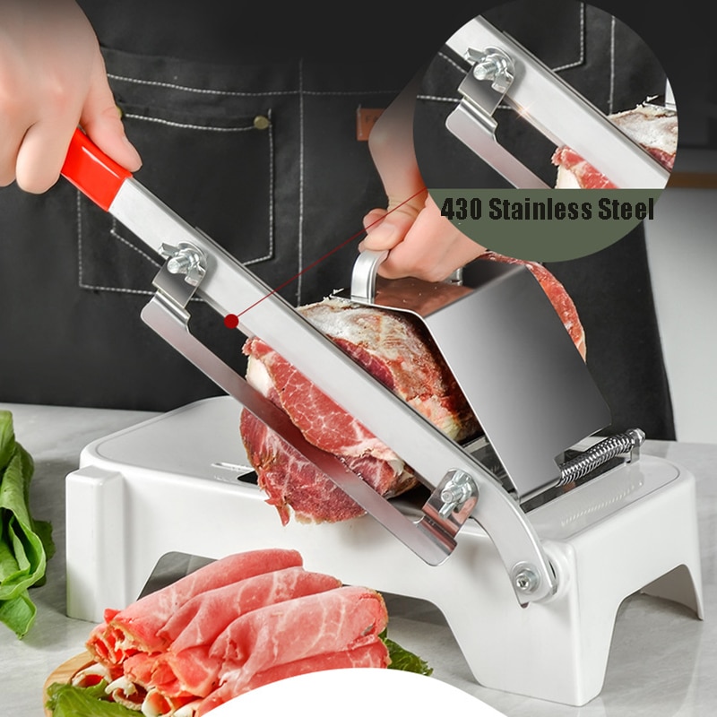 Manual Stainless Steel Bacon Slicer