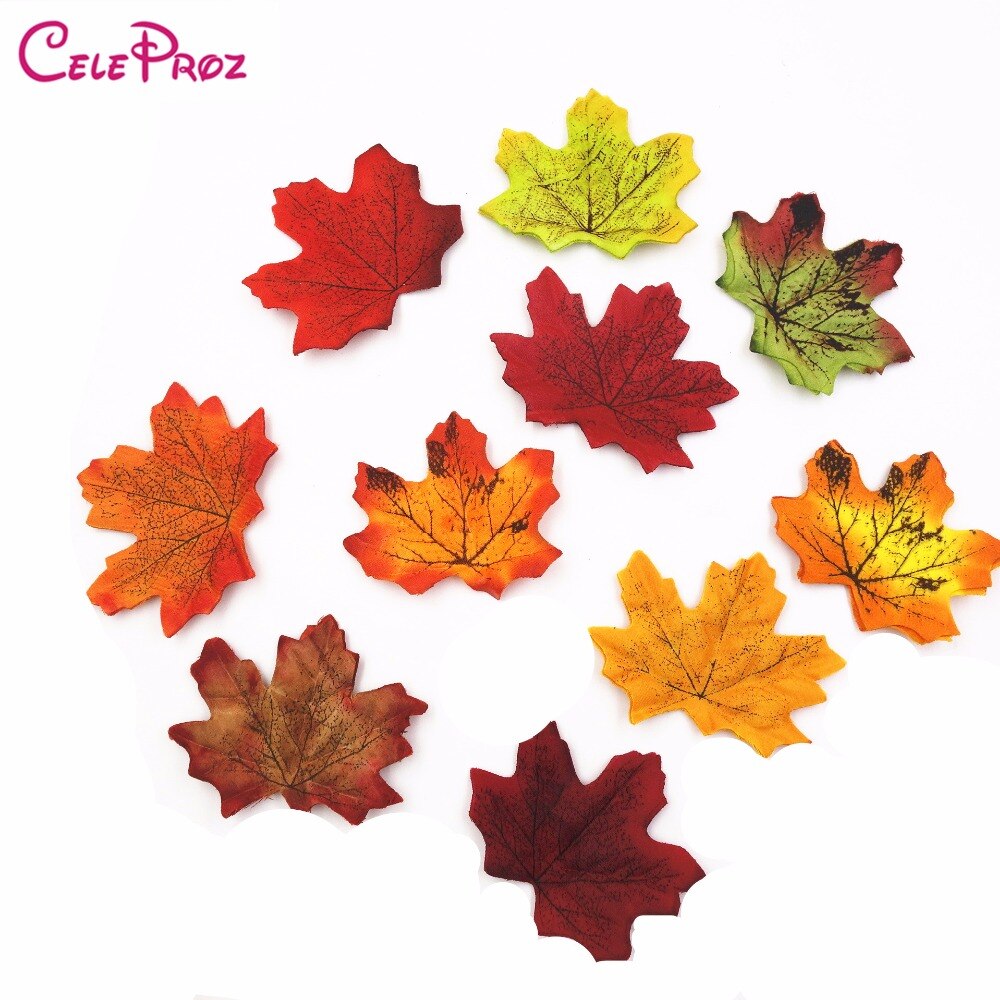 Maple Leaf Cloth Fake Autumn Leaves (100 pcs) Maple Leaf Cloth Fake Autumn Leaves (100 pcs)