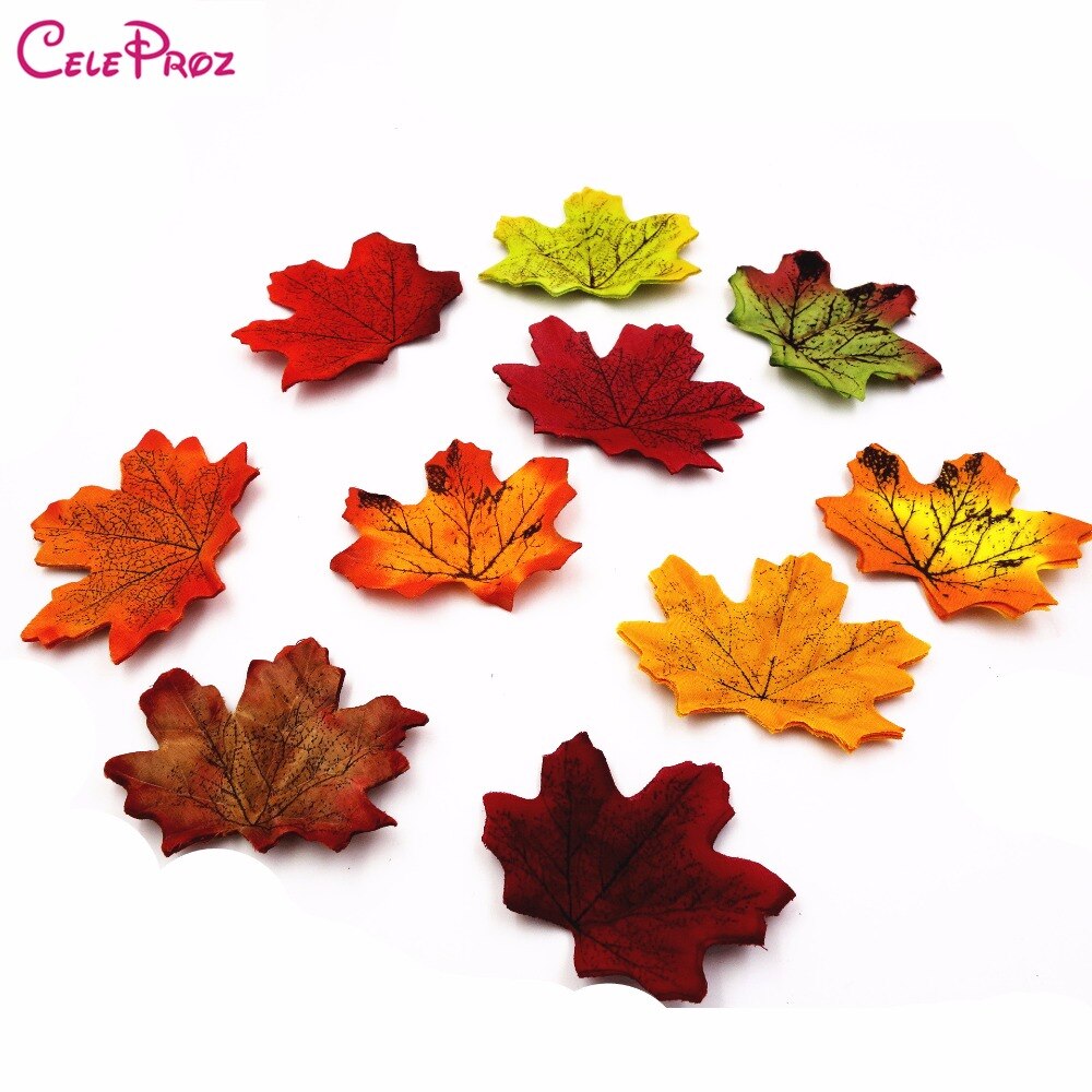 Maple Leaf Cloth Fake Autumn Leaves (100 pcs) Maple Leaf Cloth Fake Autumn Leaves (100 pcs)