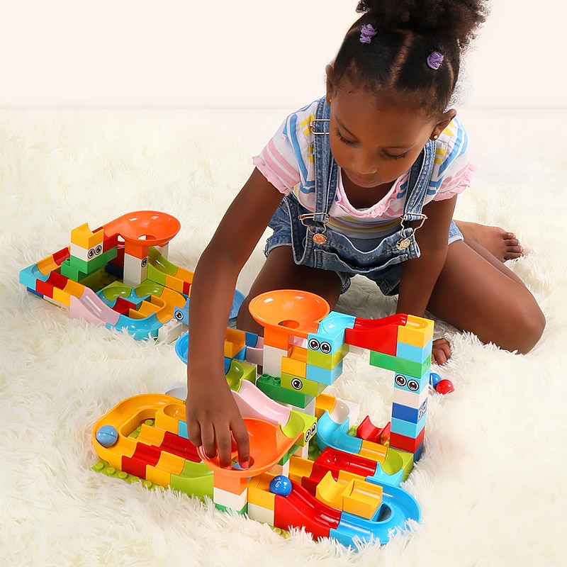 Marble Race Colorful Track Toy Marble Race Colorful Track Toy