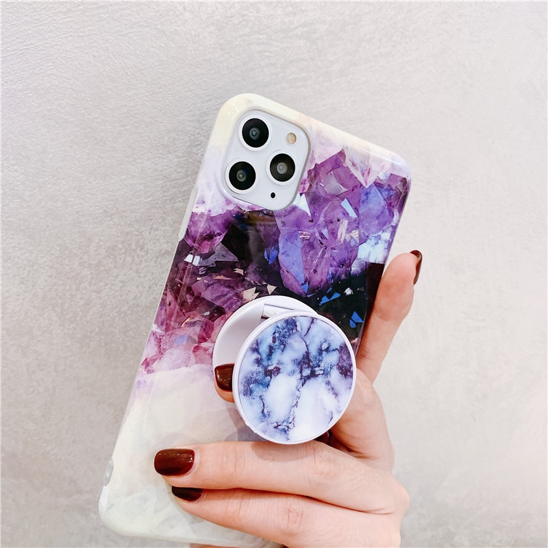 Marble Self-Adhesive Finger Phone Holder Marble Self-Adhesive Finger Phone Holder