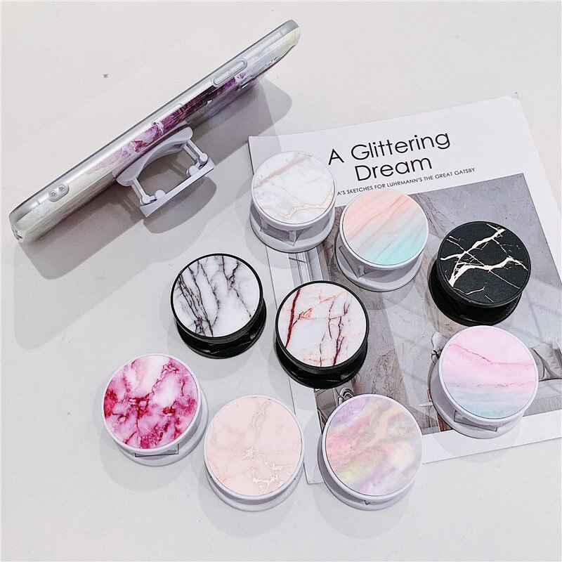 Marble Self-Adhesive Finger Phone Holder Marble Self-Adhesive Finger Phone Holder