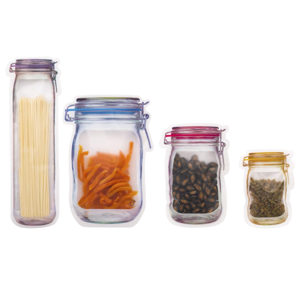 Mason Jar Bags Ziplock Storage Bag Mason Jar Bags Ziplock Storage Bag