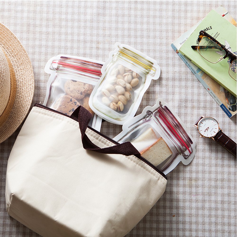 Mason Jar Bags Ziplock Storage Bag Mason Jar Bags Ziplock Storage Bag