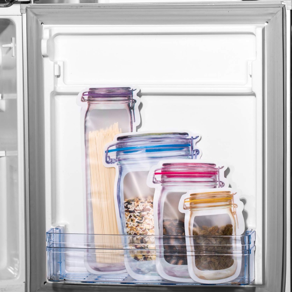 Mason Jar Bags Ziplock Storage Bag Mason Jar Bags Ziplock Storage Bag