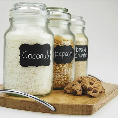 Mason Jar Chalkboard Labels (Set of 40) Mason Jar Chalkboard Labels (Set of 40)