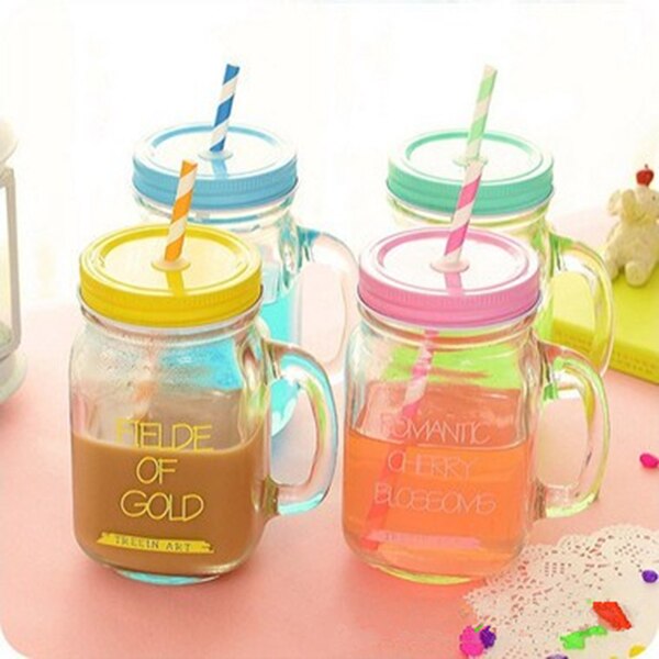 Mason Jar with Straw 15oz Mug Mason Jar with Straw 15oz Mug