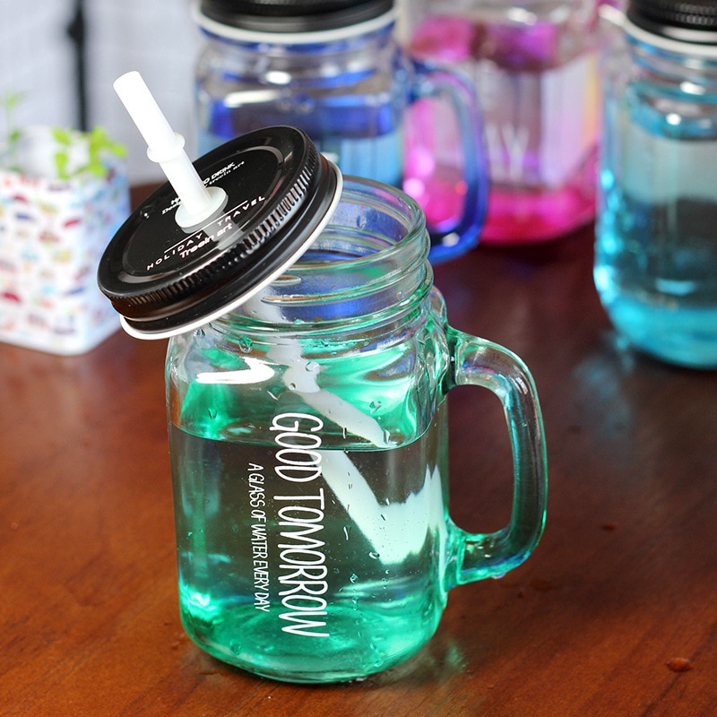 Mason Jars with Handle Drinking Cup Mason Jars with Handle Drinking Cup