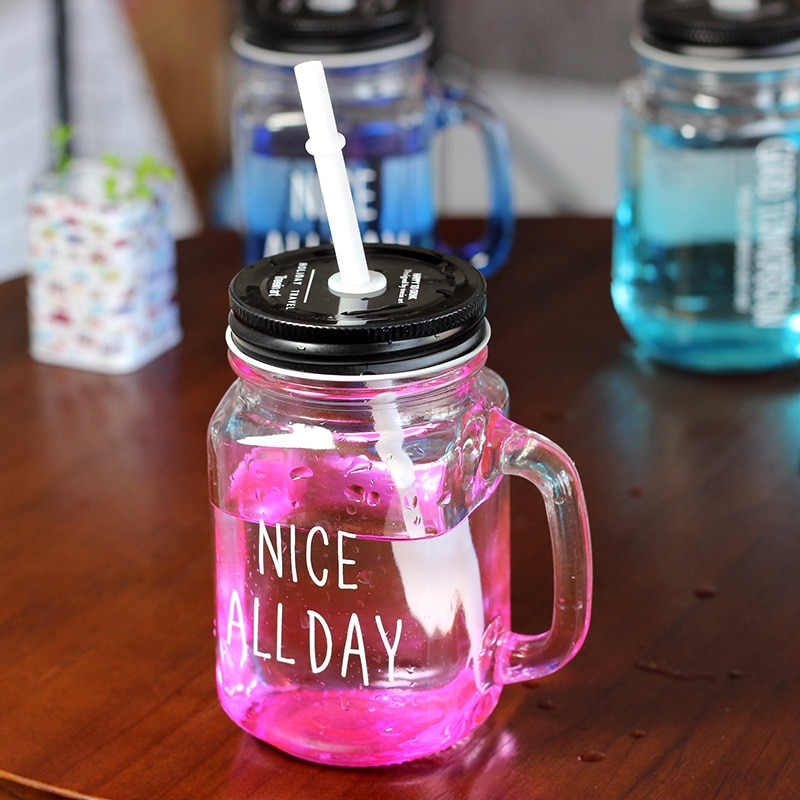 Mason Jars with Handle Drinking Cup Mason Jars with Handle Drinking Cup