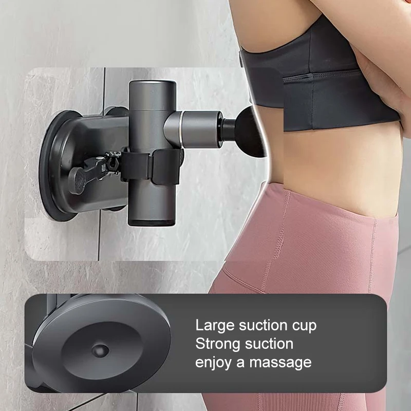 Massage Gun Bracket Double Suction Cups Strong Adsorption for Fascia Gun Bracket Massager Free Hands Massage Gun Bracket Double Suction Cups Strong Adsorption for Fascia Gun Bracket Massager Free Hands