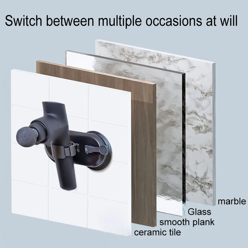 Massage Gun Bracket Double Suction Cups Strong Adsorption for Fascia Gun Bracket Massager Free Hands Massage Gun Bracket Double Suction Cups Strong Adsorption for Fascia Gun Bracket Massager Free Hands