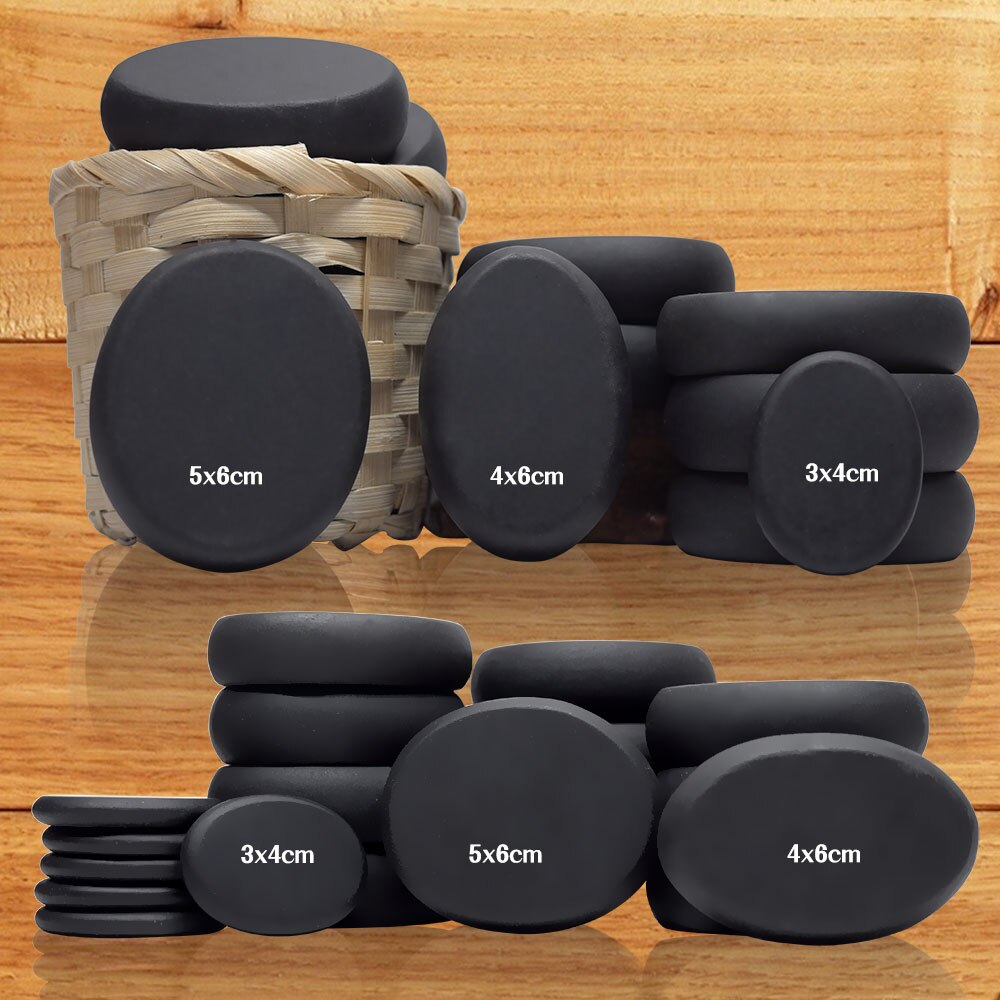Massage Hot Stone Set with Heating Box Massage Hot Stone Set with Heating Box