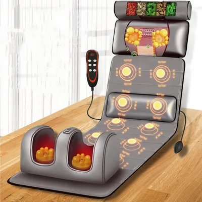 Massage Mattress Electric Full Body With Heating Hand Control Shoulder Neck Waist Airbag Back Kneading vibration Massage Mattress Electric Full Body With Heating Hand Control Shoulder Neck Waist Airbag Back Kneading vibration