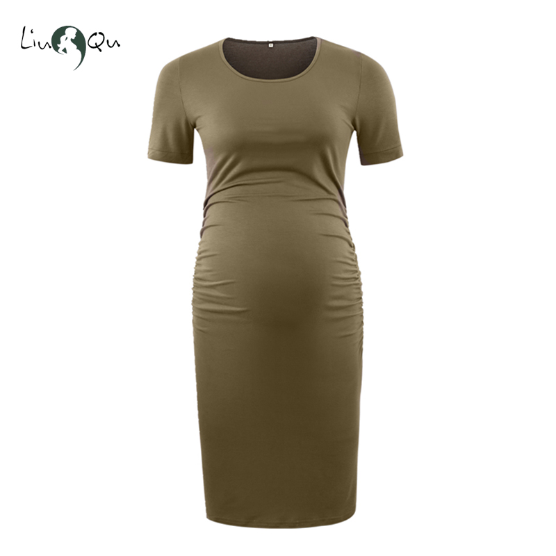 Maternity Midi Dress Casual Outfit Maternity Midi Dress Casual Outfit