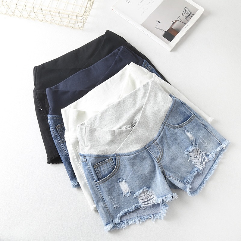Maternity Shorts Denim Wear Maternity Shorts Denim Wear