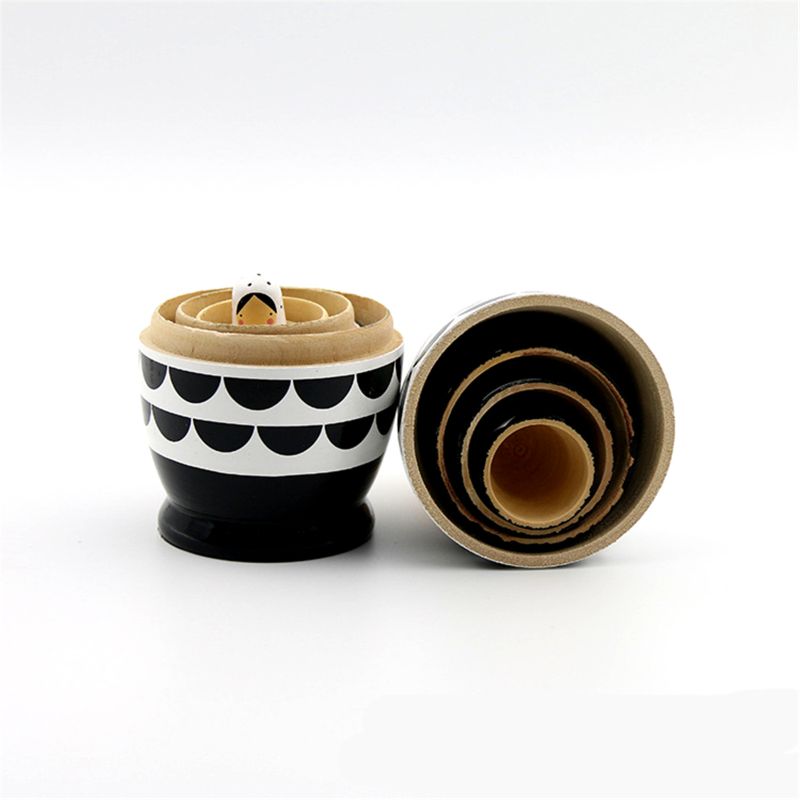 Matryoshka Nesting Dolls Wooden Decor (5 pcs)