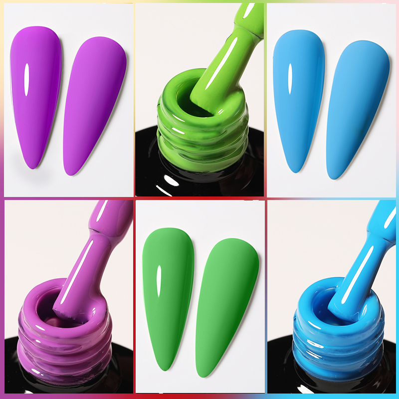 Matte Klein Blue Gel Nail Polish 7ml Glass Bottle Autumn Winter Deep Color Semi Permanent Soak Off UV LED Gel Manicure