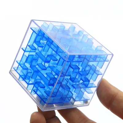 Maze Cube Transparent Puzzle Toy Maze Cube Transparent Puzzle Toy